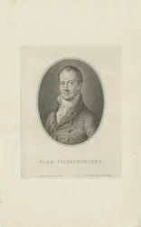 Porträtt av Ferdinand Ochsenheimer 1767-1822, 1807.