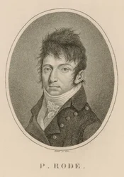 Porträtt av kompositören Pierre Jacques Joseph Rode 1774-1830, 1813.