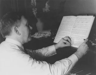 Henry Louis Mencken (1880-1956) Juli 1932 (silvertryck med gelatin)