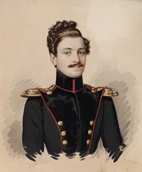 Porträtt av Artemy Dmitrievich Raevsky 1814-1853, 1835.