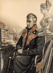 Porträtt av greve Mikhail Vorontsov 1782-1856, 1820-talet