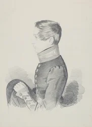Porträtt av greve N.M. Golitsyn, 1830-talet.