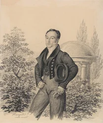 Porträtt av Nikolay Alexandrovich Kokoshkin 1792-1873, början av 1820-talet.
