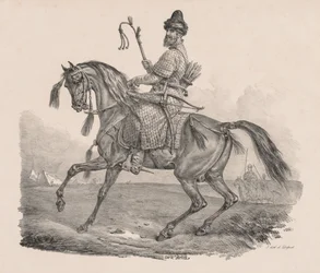 Cossack Cavalier, ca. 1820.