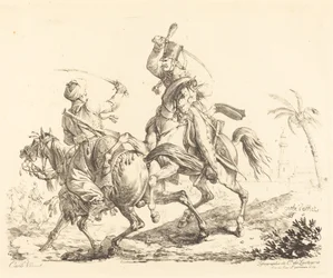 Hussard slår en Mameluck
