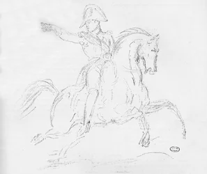 Napoleon till häst, c1700-talet
