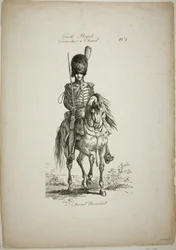 Royal Guard, Norman Mounted Grenadier and Horse, nr 1