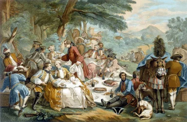 Jaktlunch - efter Carle Van Loo