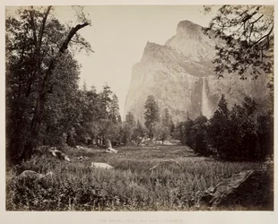 Brudslöja, Yosemite, ca. 1865-1866.