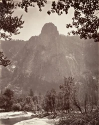 Sentinel Rock, Yosemite, ca. 1872, tryckt ca. 1876.