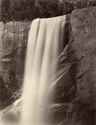 Vernal Falls, 350 fot, Yosemite, ca. 1872, tryckt ca. 1876.