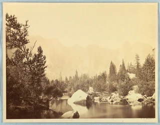Utsikt över Merced River, Yosemite