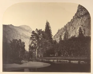 Camp Grove, nära Sentinel, 1861, Yosemite.