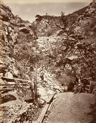 Hot Sulphur Springs, Santa Barbara, 1876, tryckt ca. 1876.