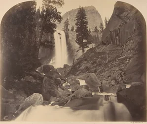 Mt. Broderick i Distant Centre, Piroyac, Falling Chrystals, Vernal Fall, 1861.