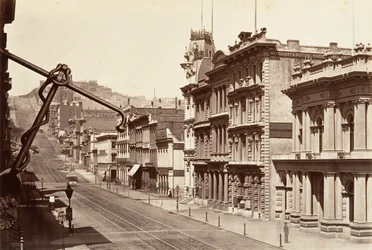 North Side of California Street, 1864, tryckt ca. 1876.