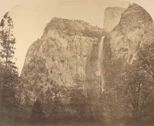 Drive, Brudslöja, 900 fot, Yosemite, 1861.
