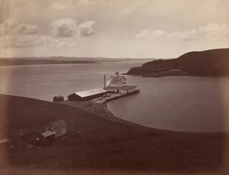Carquennessundet, från södra Vallejo, 1868-69.