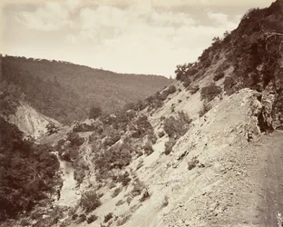 Sulphur Creek and Road to Geysers, 1868-70, tryckt ca. 1876.