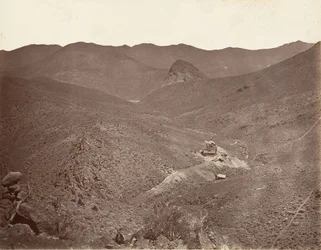 Sutro Tunnel Shaft nr. 2, 1875, tryckt ca. 1876.