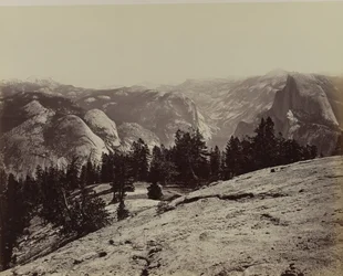 Kupolerna från Sentinel Dome, 1866.