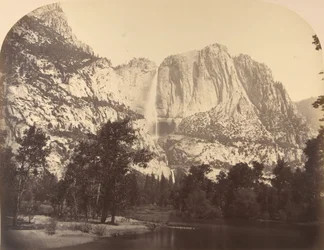 Yosemite Falls, River View, 2637 fot, 1861.