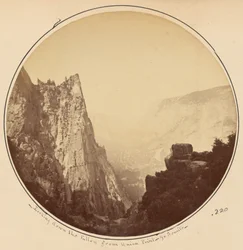 Utsikt ned över dalen från Union Point, Yosemite
