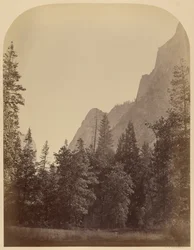 Konturvy av Half Dome - 4967 fot, Yo Semite