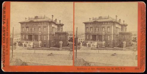 Gov. Stanfords bostad, Cal. St. Hill, S.F