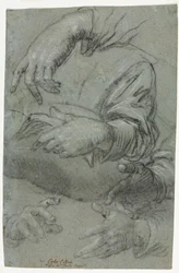 Studies of Hands (recto)