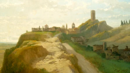Solferinos ställning, av Carlo Ademollo (1824-1911).