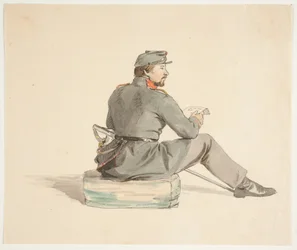 Läsande soldat