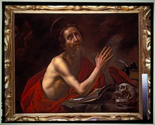 S:t Hieronymus i bön (koppar)