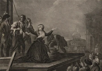 Madame Élisabeth de France, kungens syster, före giljotinen den 10 maj 1794, ca. 1795