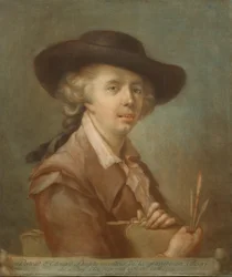 Porträtt av Edouard Gautier-Dagoty, 1783.
