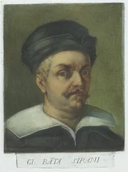 Porträtt av Giovanni Battista Sirani