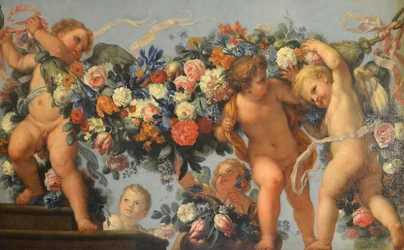 Kärlek och blomsterkransar