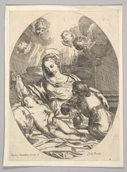 Jungfru och barn med St. Maria Magdalena.