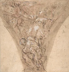 Allegorisk fredsfigur, 1625-1713.