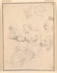 Teckning, Figurala skisser, 1775