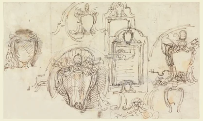 Teckning, Skisser, 1740-58