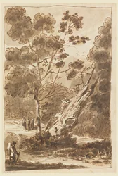 Figur i skogen