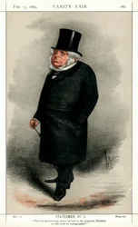 John Bright, brittisk radikal och liberal politiker, 1869.