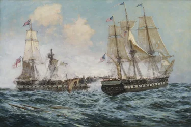 Engagemang mellan U.S. Fregate Constitution och H.M.S. Java, 1896