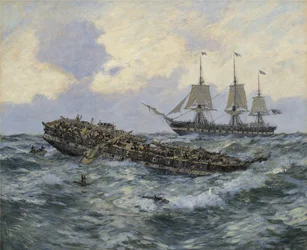 Engagemang mellan U.S. Fregate Constitution och H.M.S. Guerriere, 1895