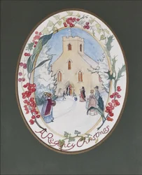 Regency Christmas, 2008 (wc på papper)