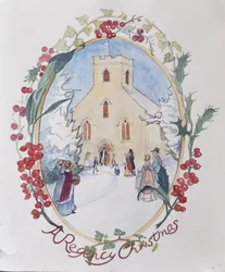 Regency Christmas, 2008 (wc på papper)