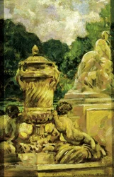 Jardin de la Fontaine i Nimes, Frankrike