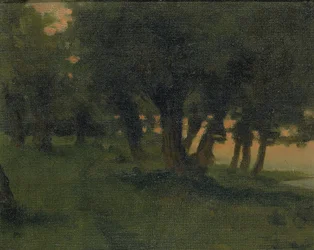 På Rhenstranden, nära St. Germain vid Mont d