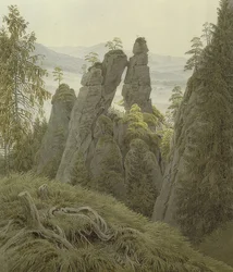 Porten på Neurathen. Omkring 1837-40